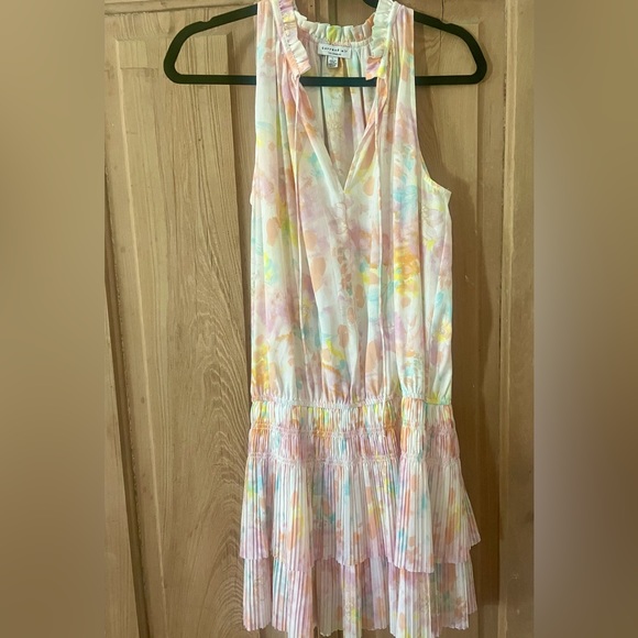 Current Air Dresses & Skirts - Super cute! Current Air Cara Jacquard Pleated Mini Dress